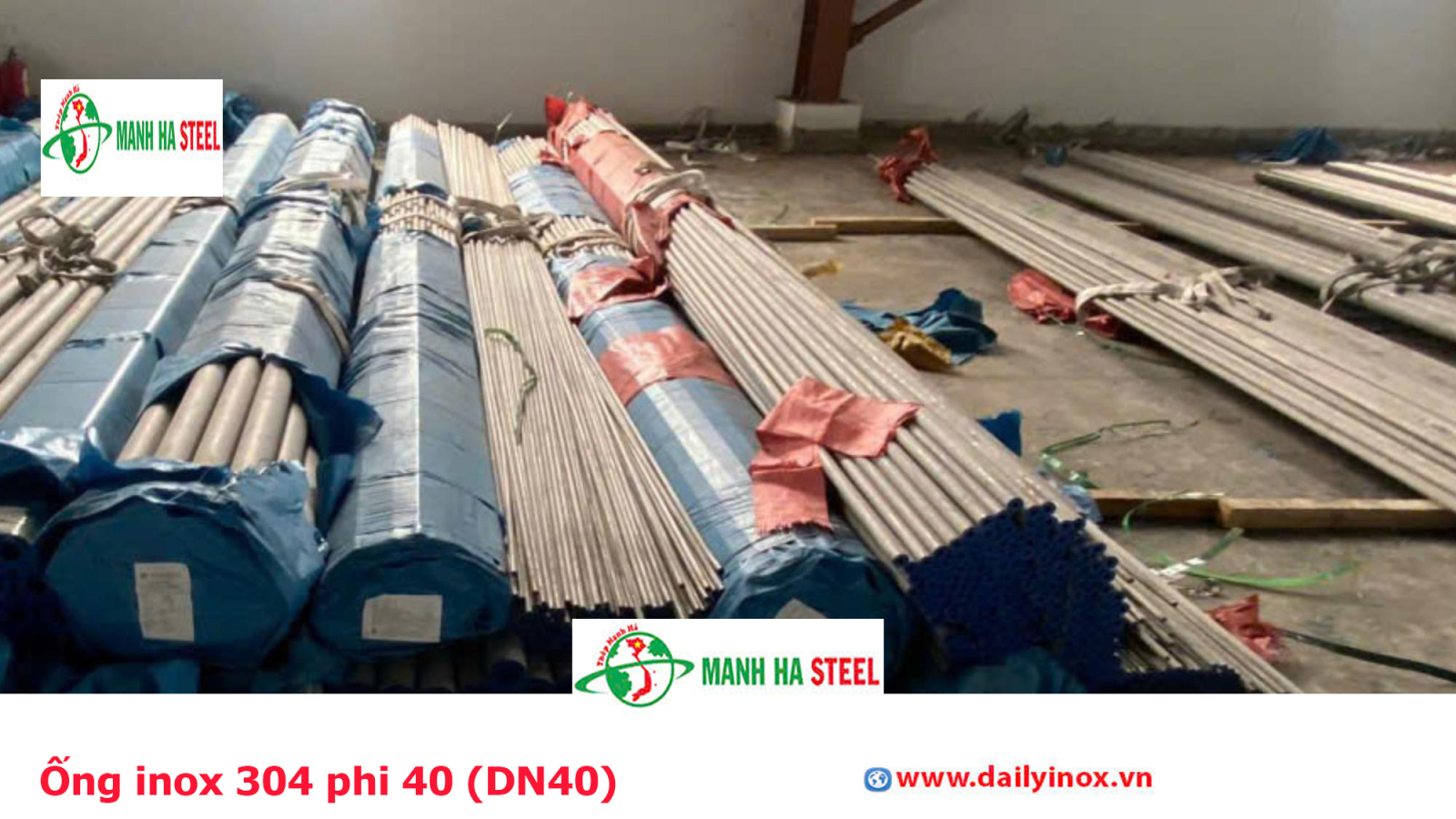 Bảng Báo Giá Ống inox 304 phi 40 (DN40)