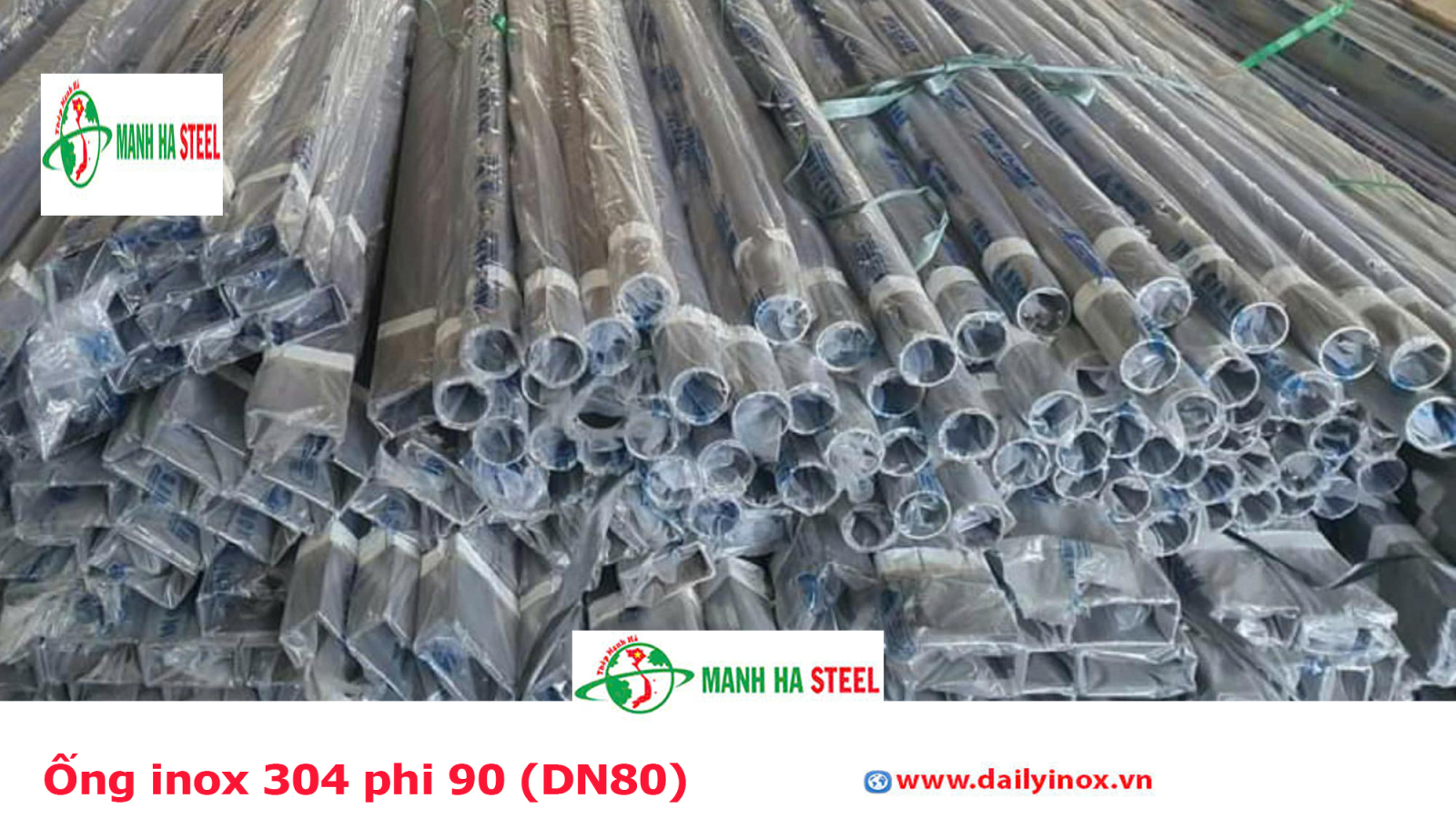 Bảng Báo Giá Ống inox 304 phi 90 (DN80)