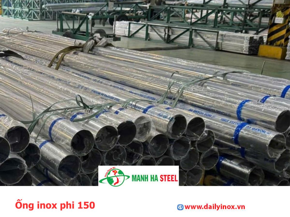 Ống đúc inox Trung Quốc 150 mm, Ống thép đúc inox Trung Quốc 150 mm
