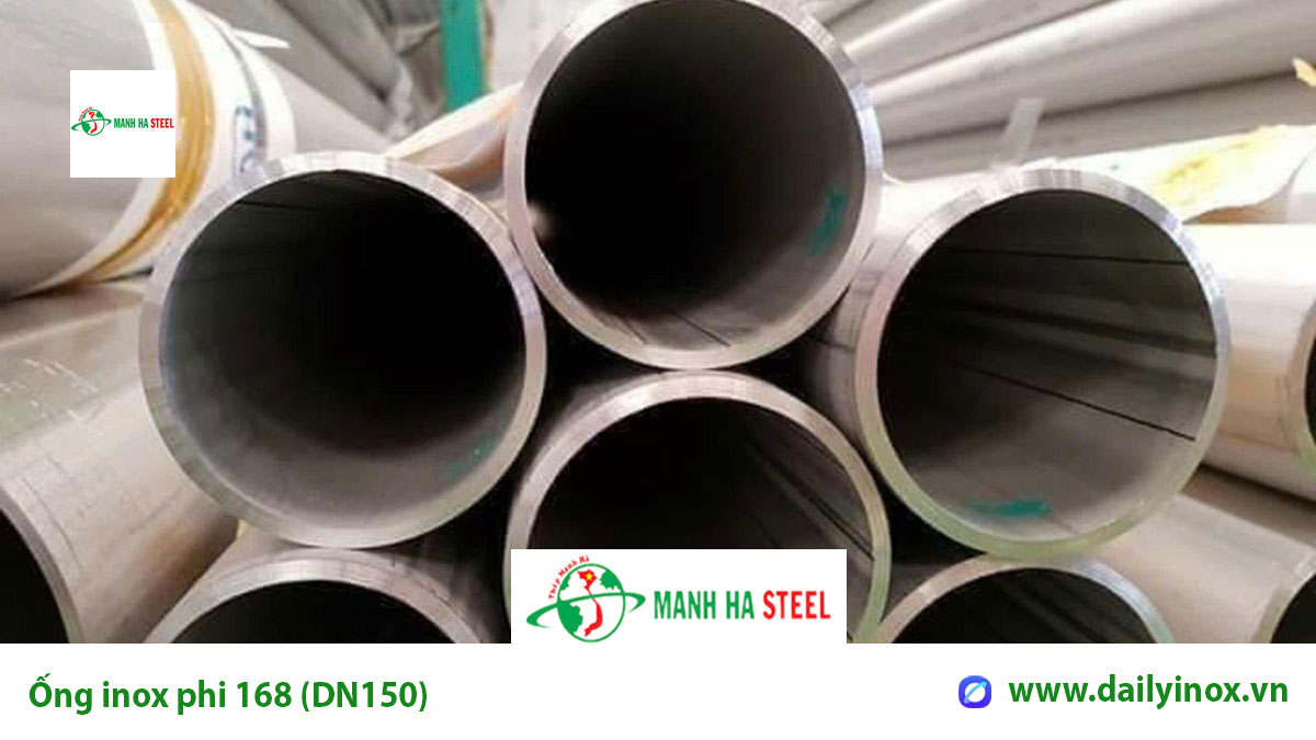 Bảng báo giá ống inox phi 168 DN150