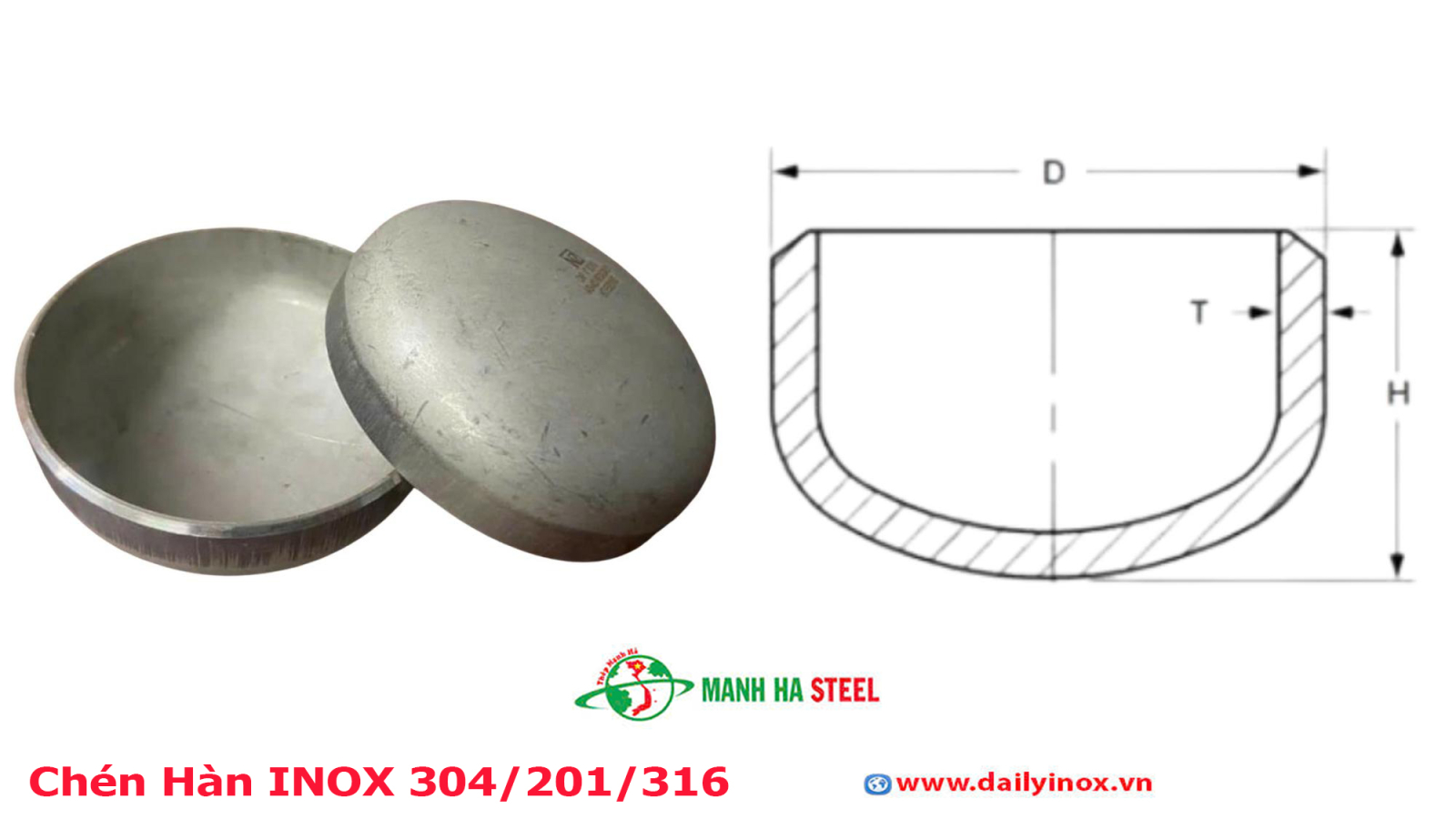 Chén Hàn INOX 304/201/316