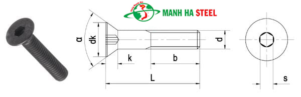 Bảng báo giá bu lông lục giác chìm