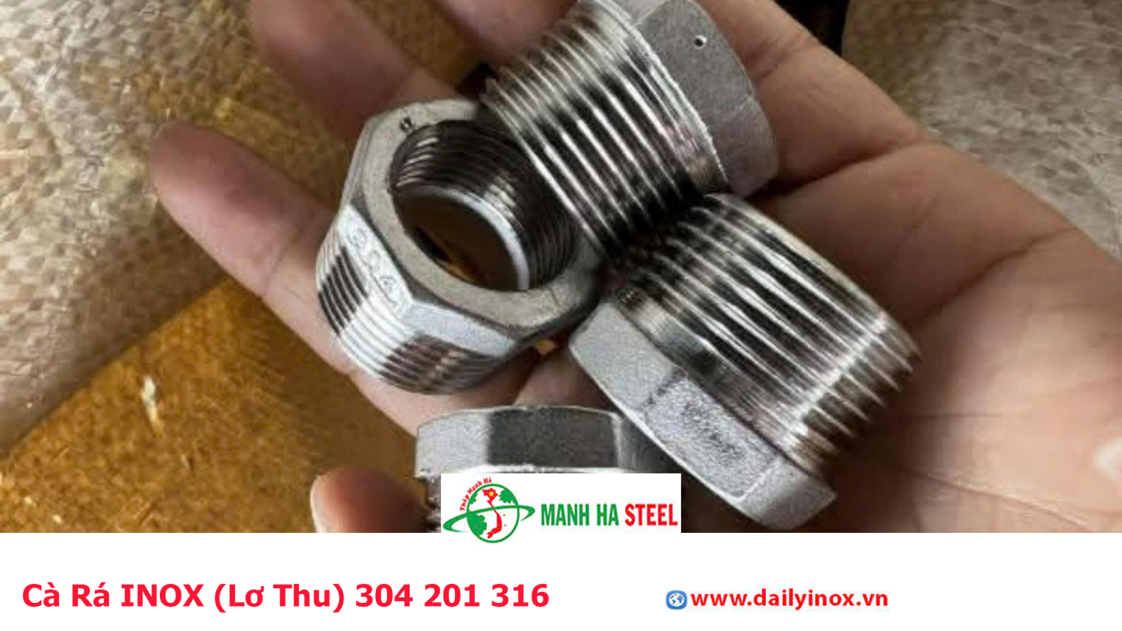 Cà Rá INOX (Lơ Thu) 304 201 316