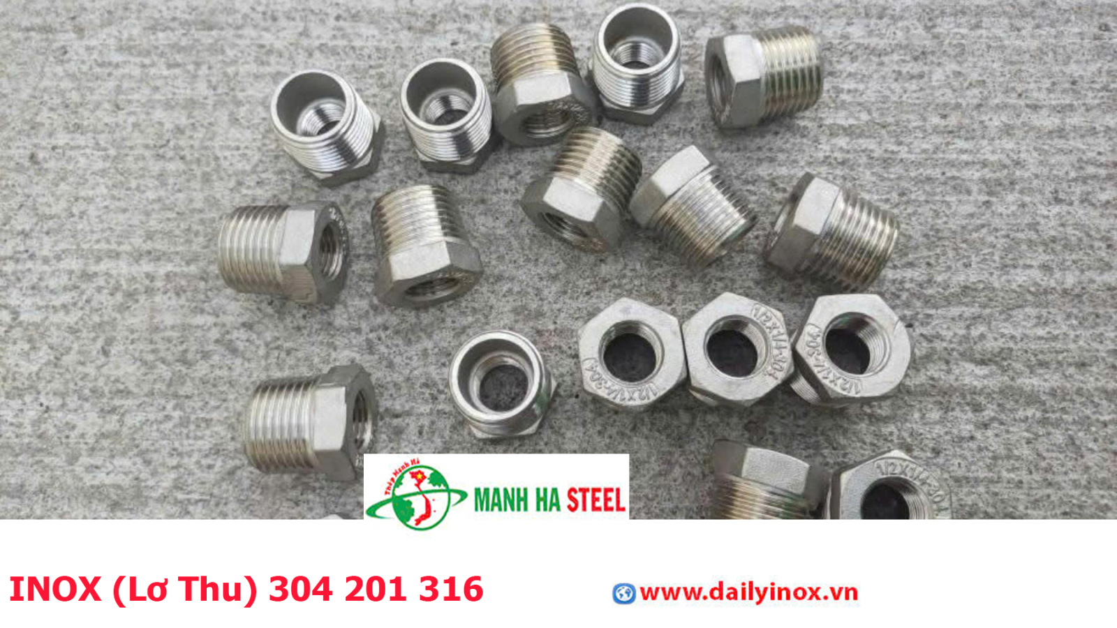 Cà Rá INOX (Lơ Thu) 304 201 316