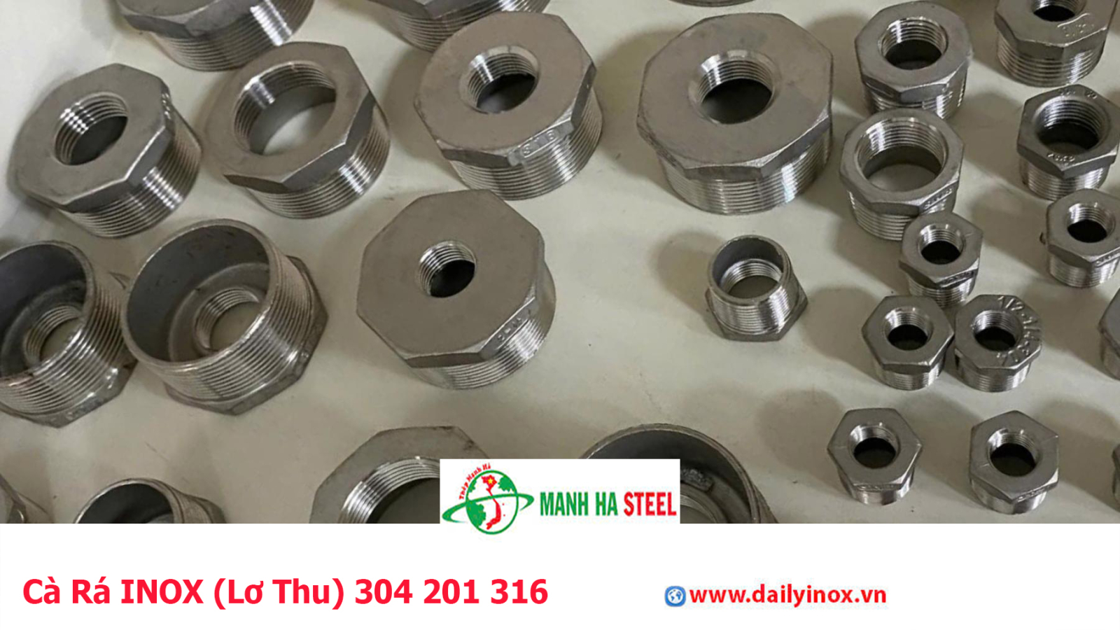 Cà Rá INOX (Lơ Thu) 304 201 316