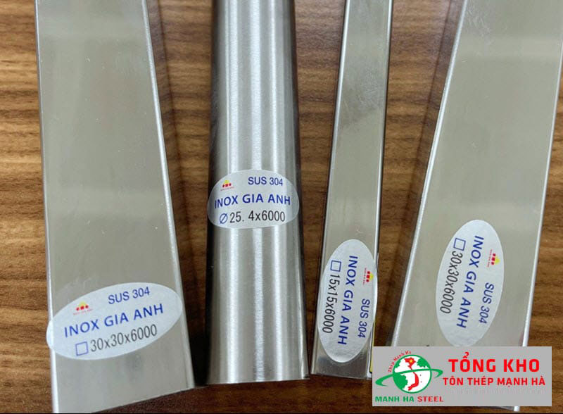 Ống đúc inox Gia Anh 201, 304, 316, 403, 430, 410, 310, 420