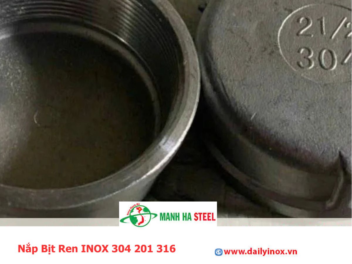 Nắp Bịt Ren INOX 304 201 316