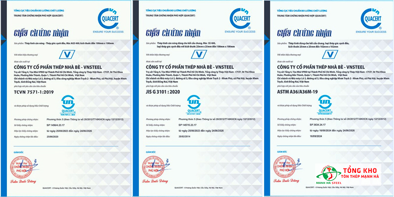 Bảng Báo Giá Thép Hình V Nhà Bè