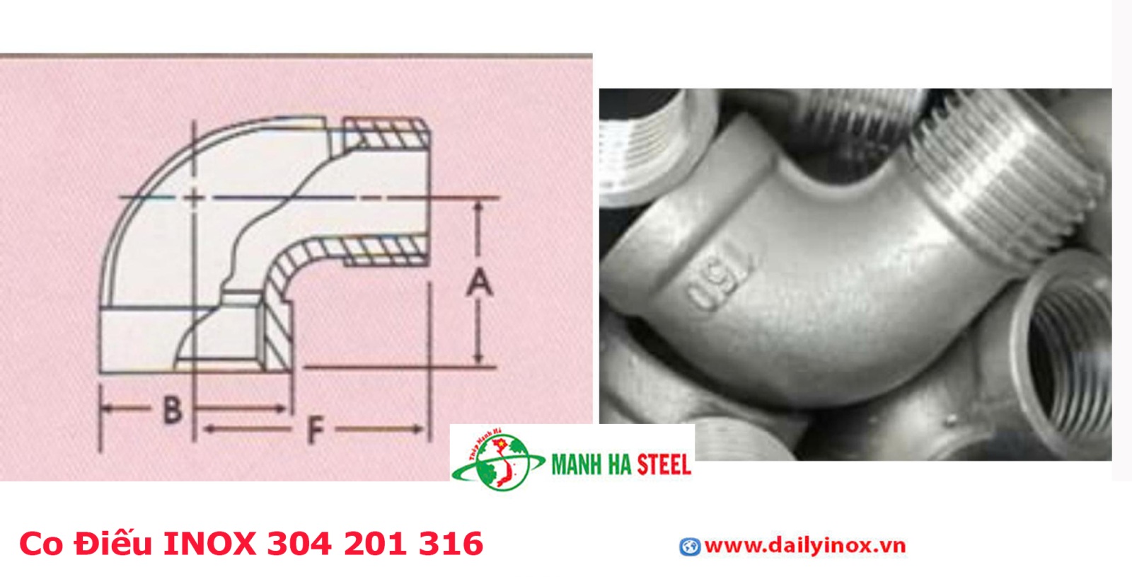 Co Điếu INOX 304 201 316