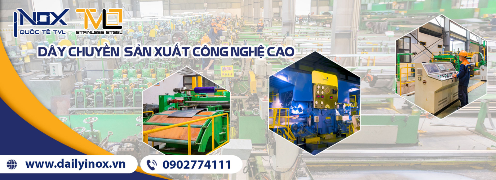 Ống inox công nghiệp TVL Ø42mm