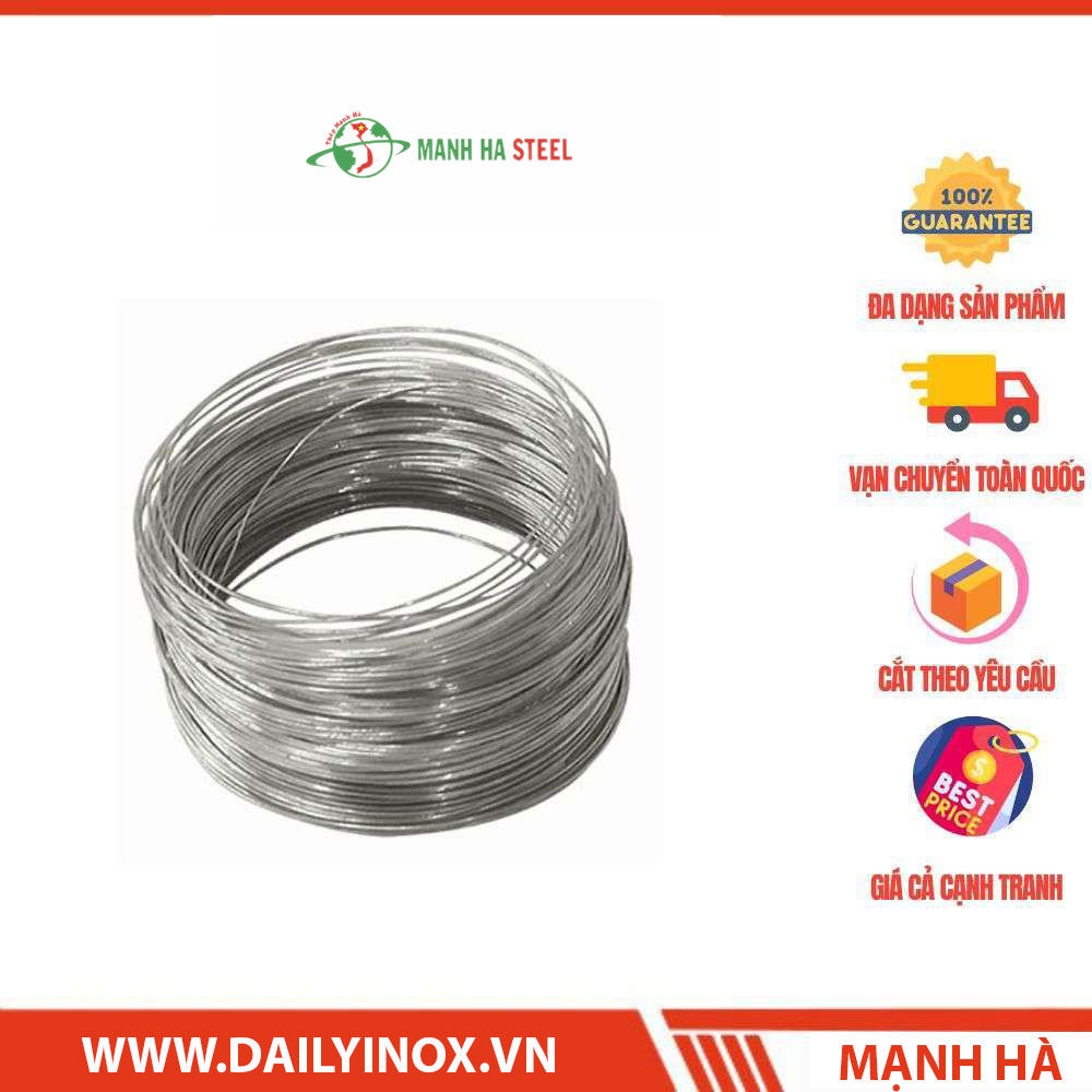 Dây Phi Inox 3mm - Đại Lý Inox Mạnh Hà Kèm Bảng Giá