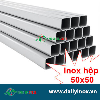 Hộp Inox Vuông Công Nghiệp 50x50 - Đại Lý Inox Mạnh Hà và Bảng Giá