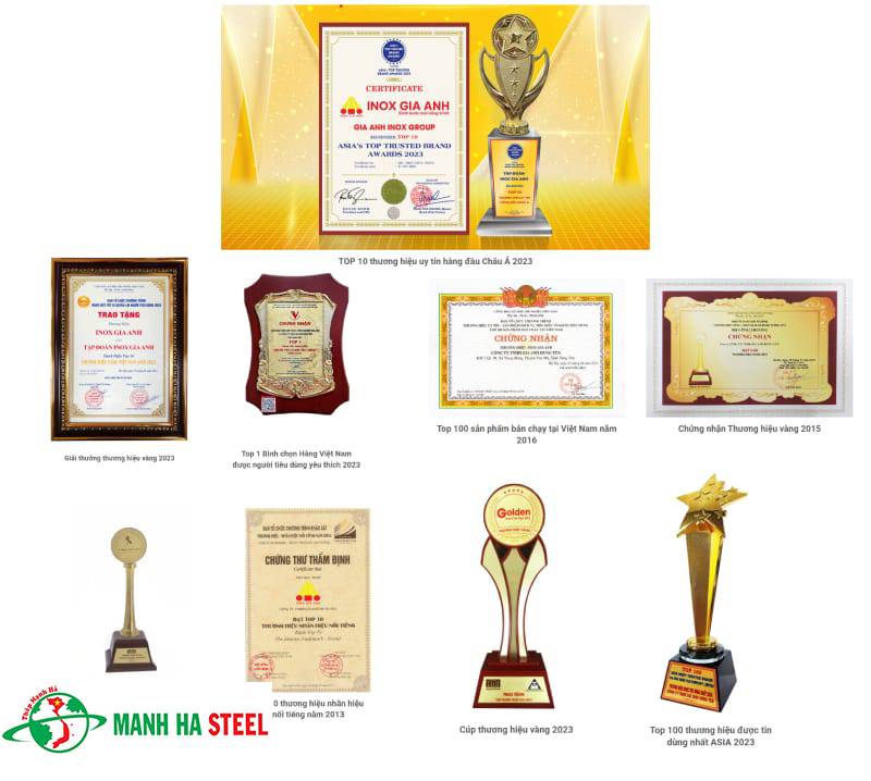 Bảng Báo Giá Inox Gia Anh