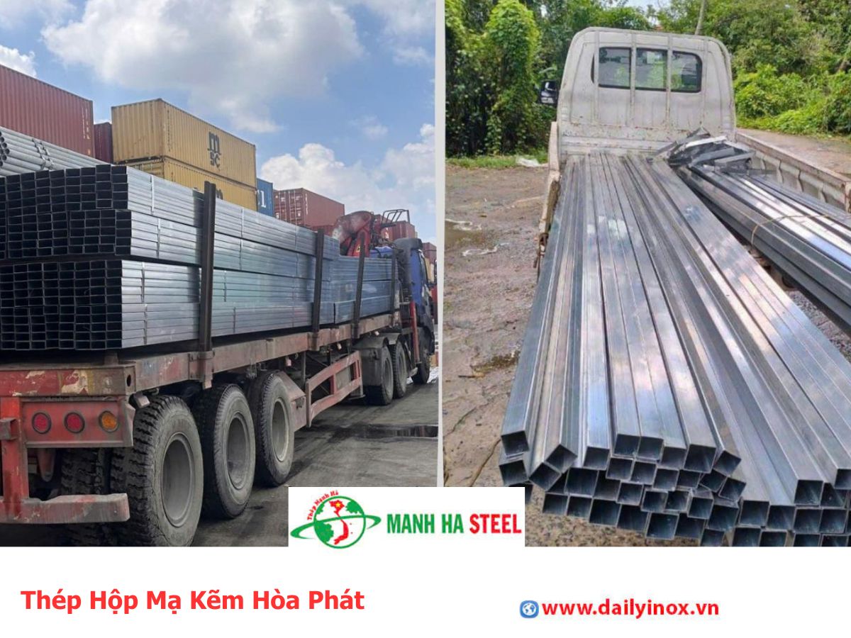 Thép Hộp Mạ Kẽm Hòa Phát
