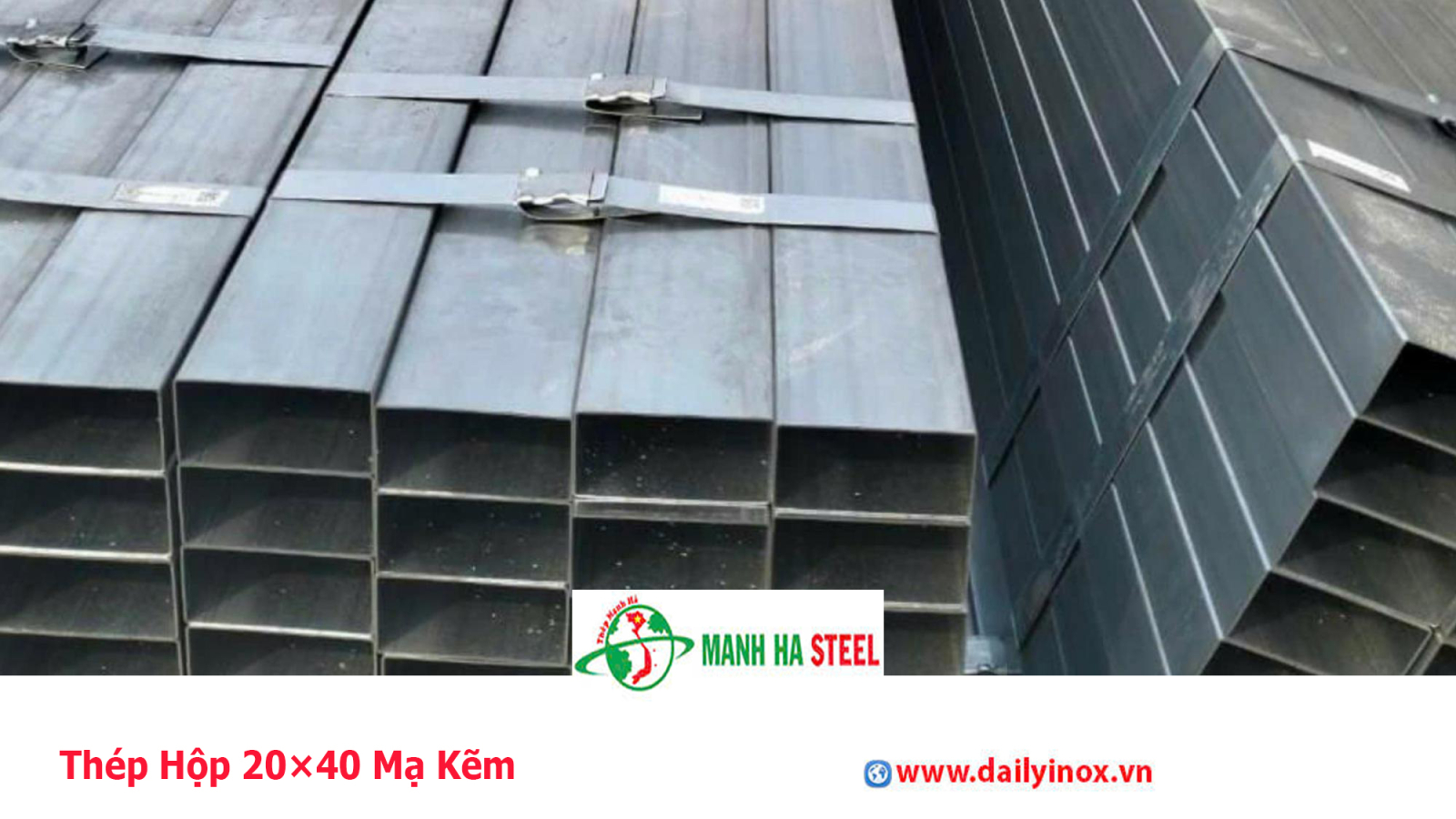 Thép Hộp 20×40 Mạ Kẽm