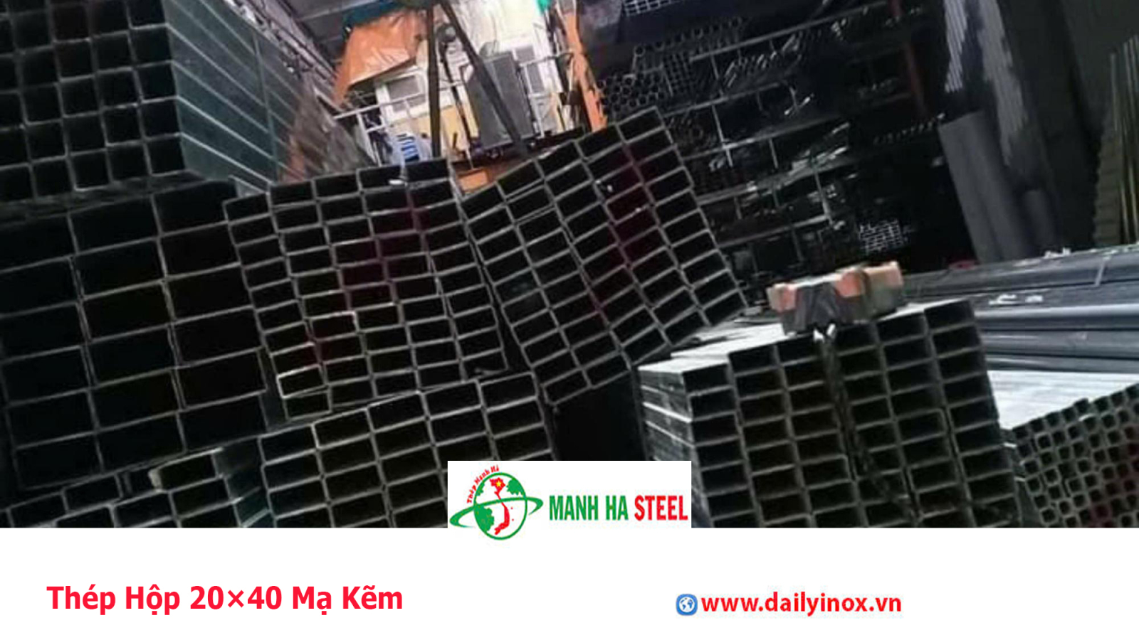 Thép Hộp 20×40 Mạ Kẽm