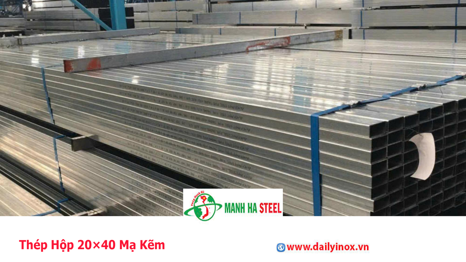 Thép Hộp 20×40 Mạ Kẽm