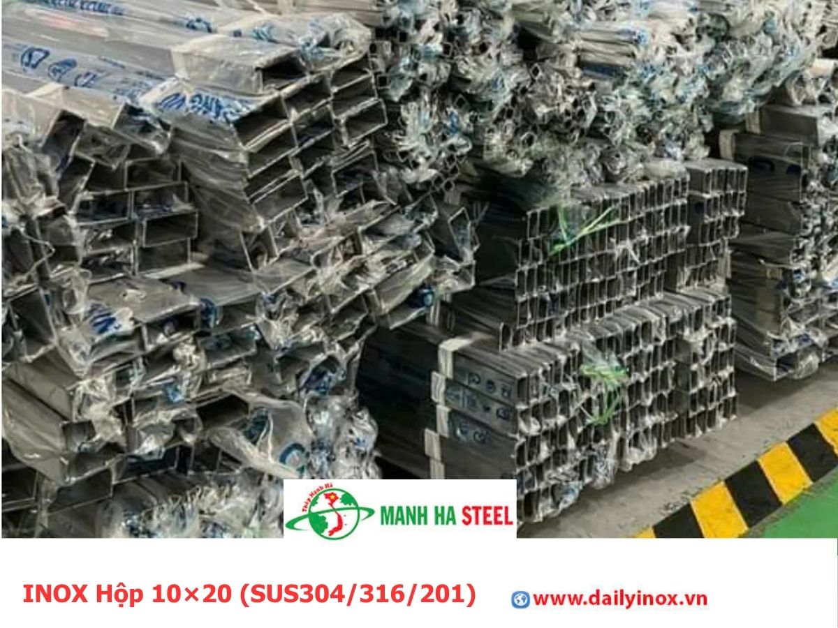 Bảng Báo Giá INOX Hộp 10×20 (SUS304/316/201)