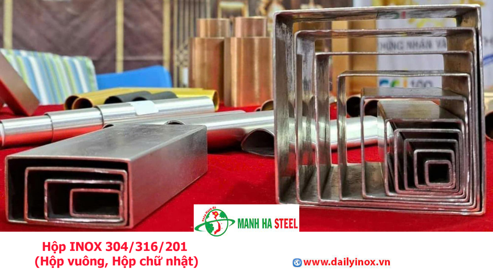 Hộp INOX 304/316/201 (Hộp vuông, Hộp chữ nhật)