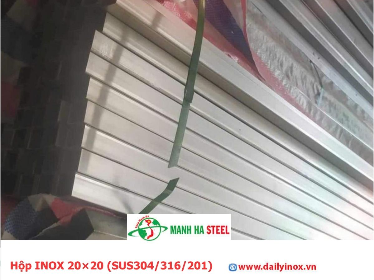 Bảng Báo Giá Hộp INOX 20×20 (SUS304/316/201)