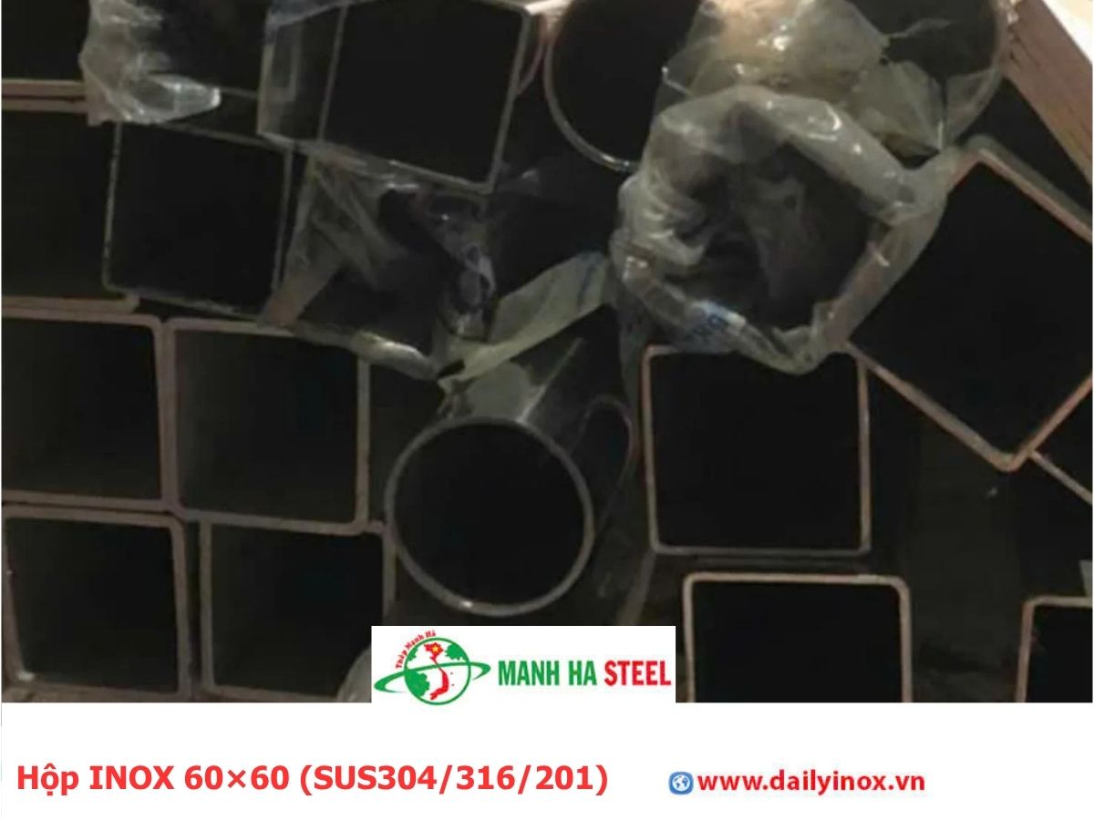 Bảng Báo Giá Hộp INOX 60×60 (SUS304/316/201)