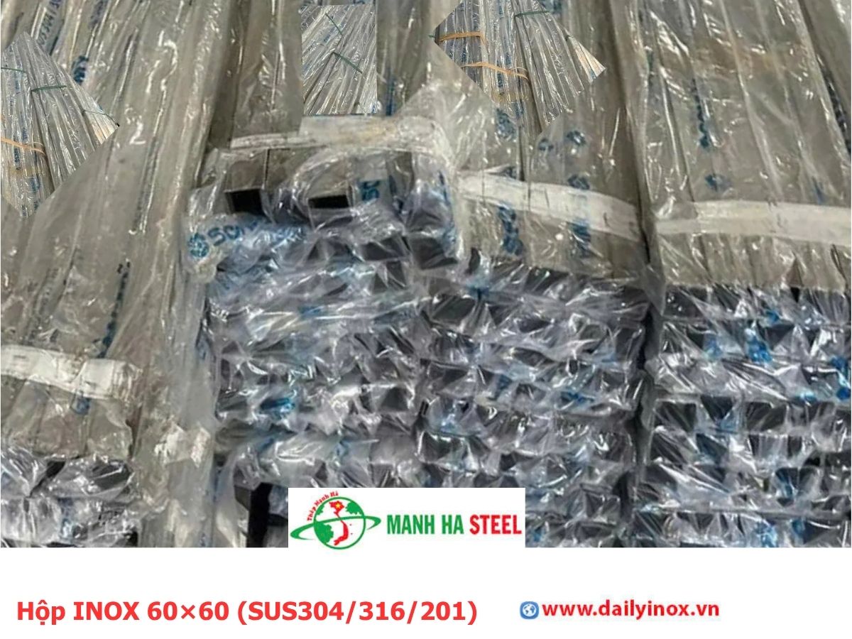 Bảng Báo Giá Hộp INOX 60×60 (SUS304/316/201)