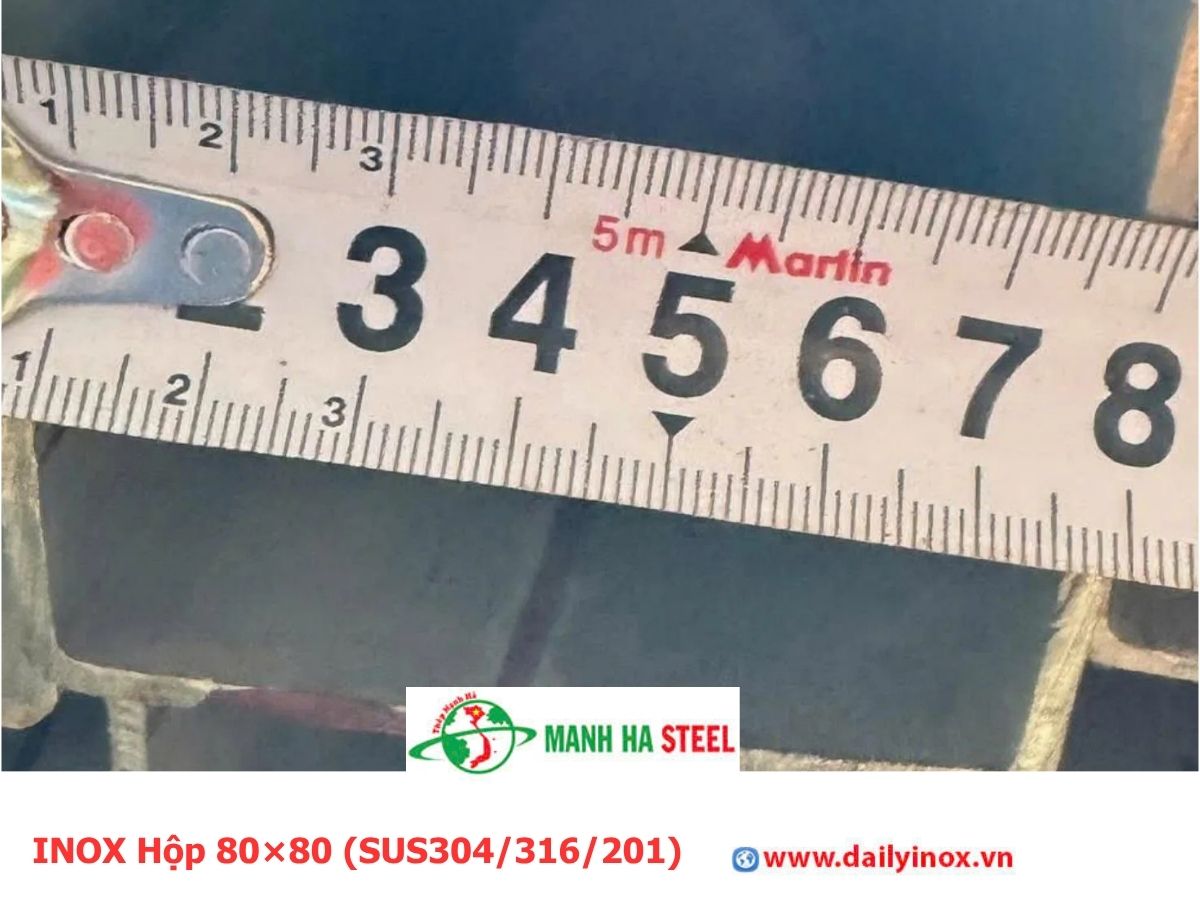 INOX Hộp 80×80 (SUS304/316/201)