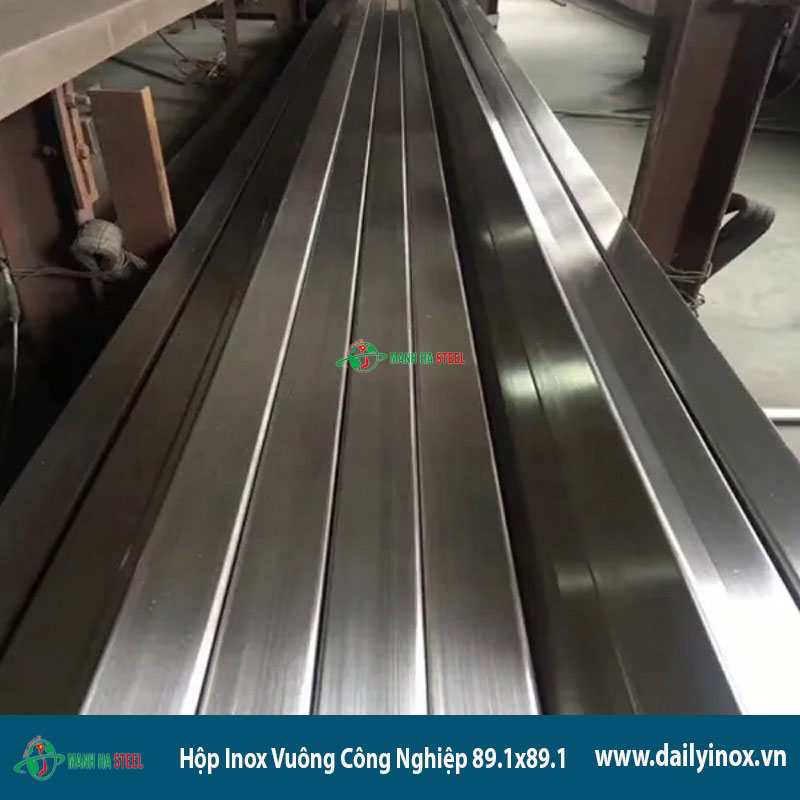 Hộp Inox Vuông Công Nghiệp 89.1x89.1 - Đại lý Inox Mạnh Hà