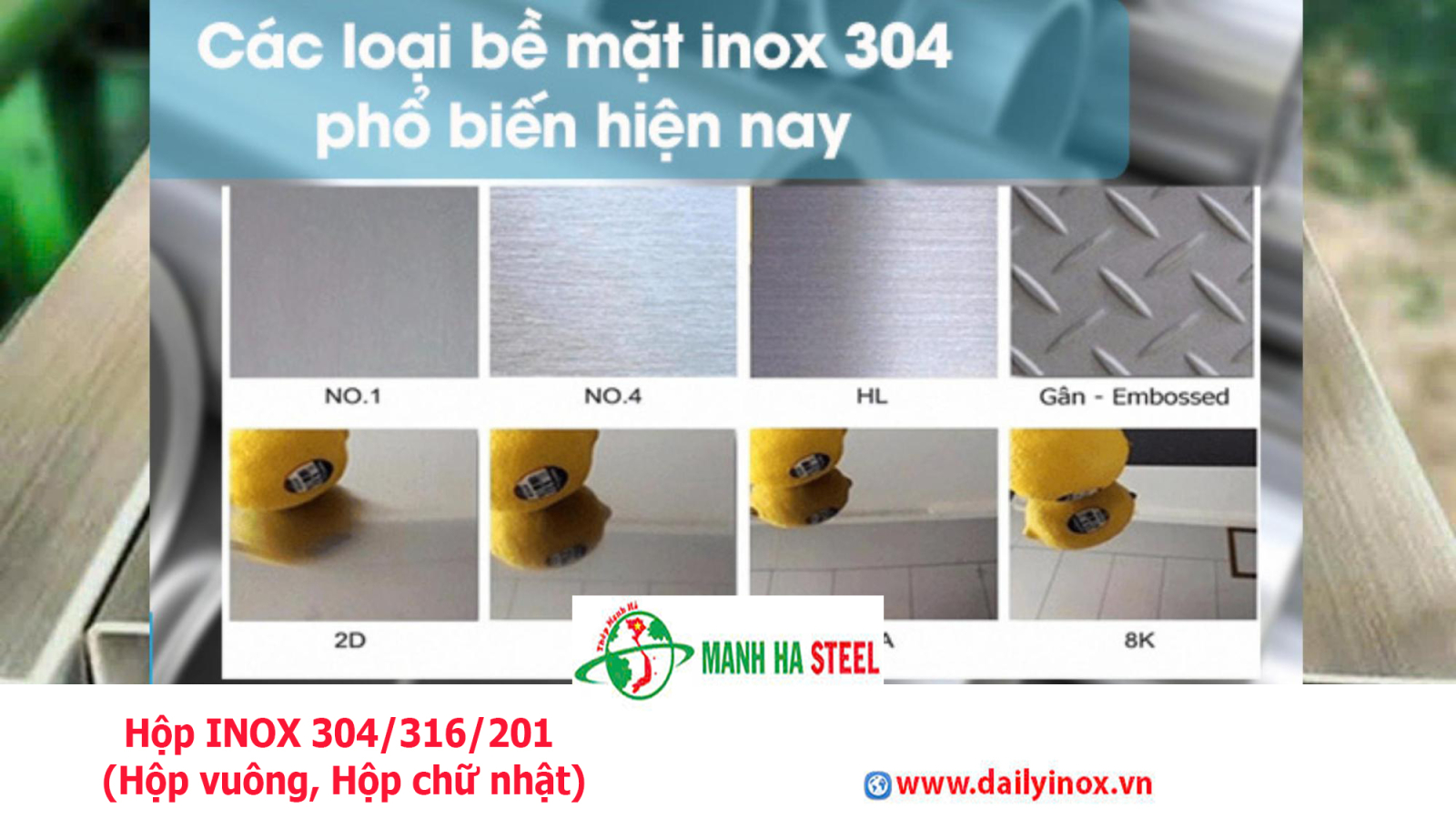 Hộp INOX 304/316/201 (Hộp vuông, Hộp chữ nhật)