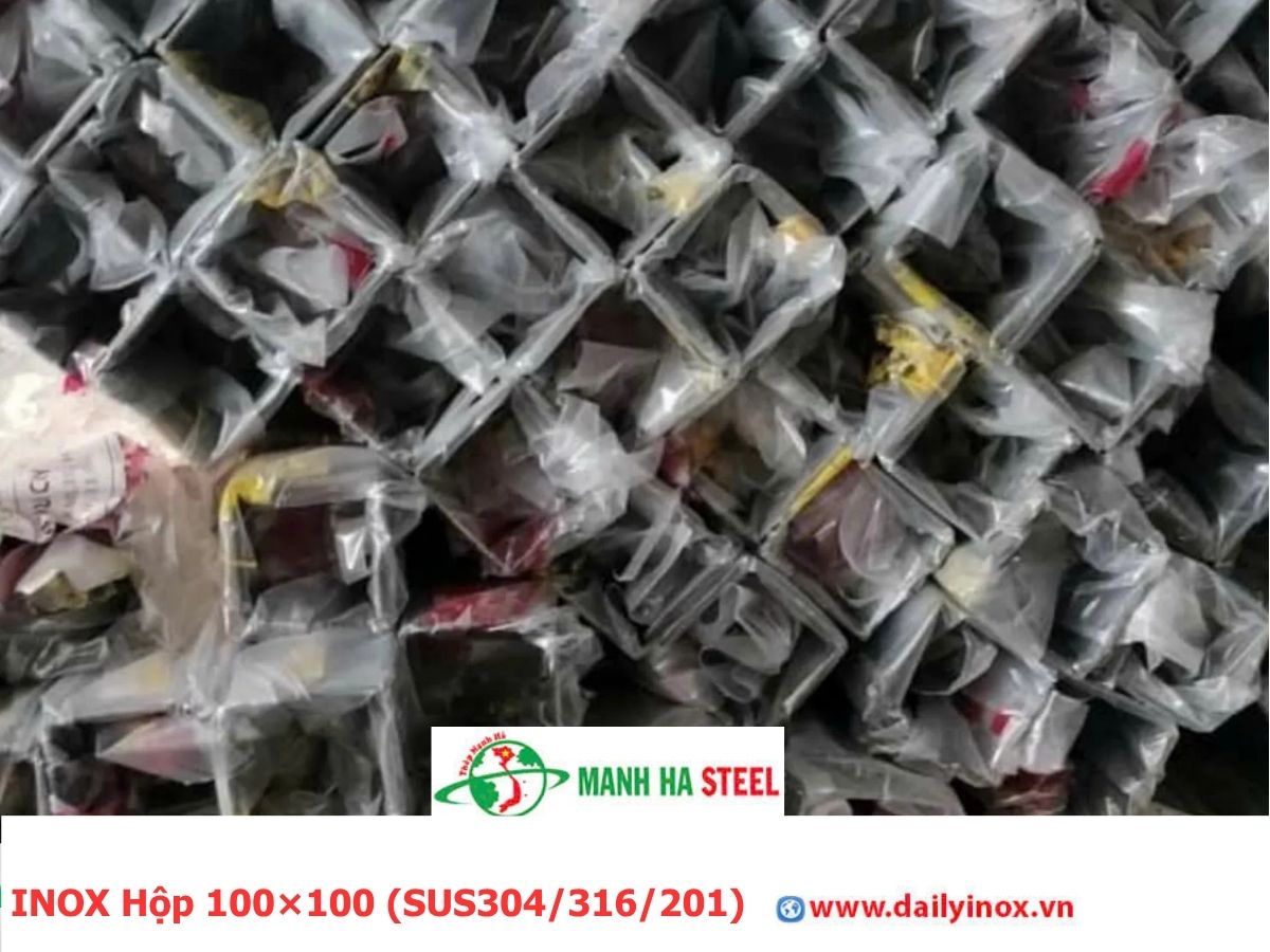 Bảng Báo Giá INOX Hộp 100×100 (SUS304/316/201)