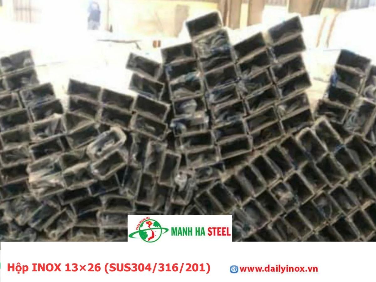 Bảng Báo Giá Hộp INOX 13×26 (SUS304/316/201)