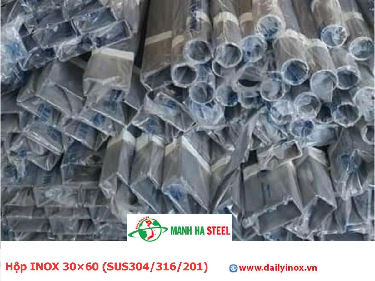 Bảng Báo Giá Hộp INOX 30×60 (SUS304/316/201)