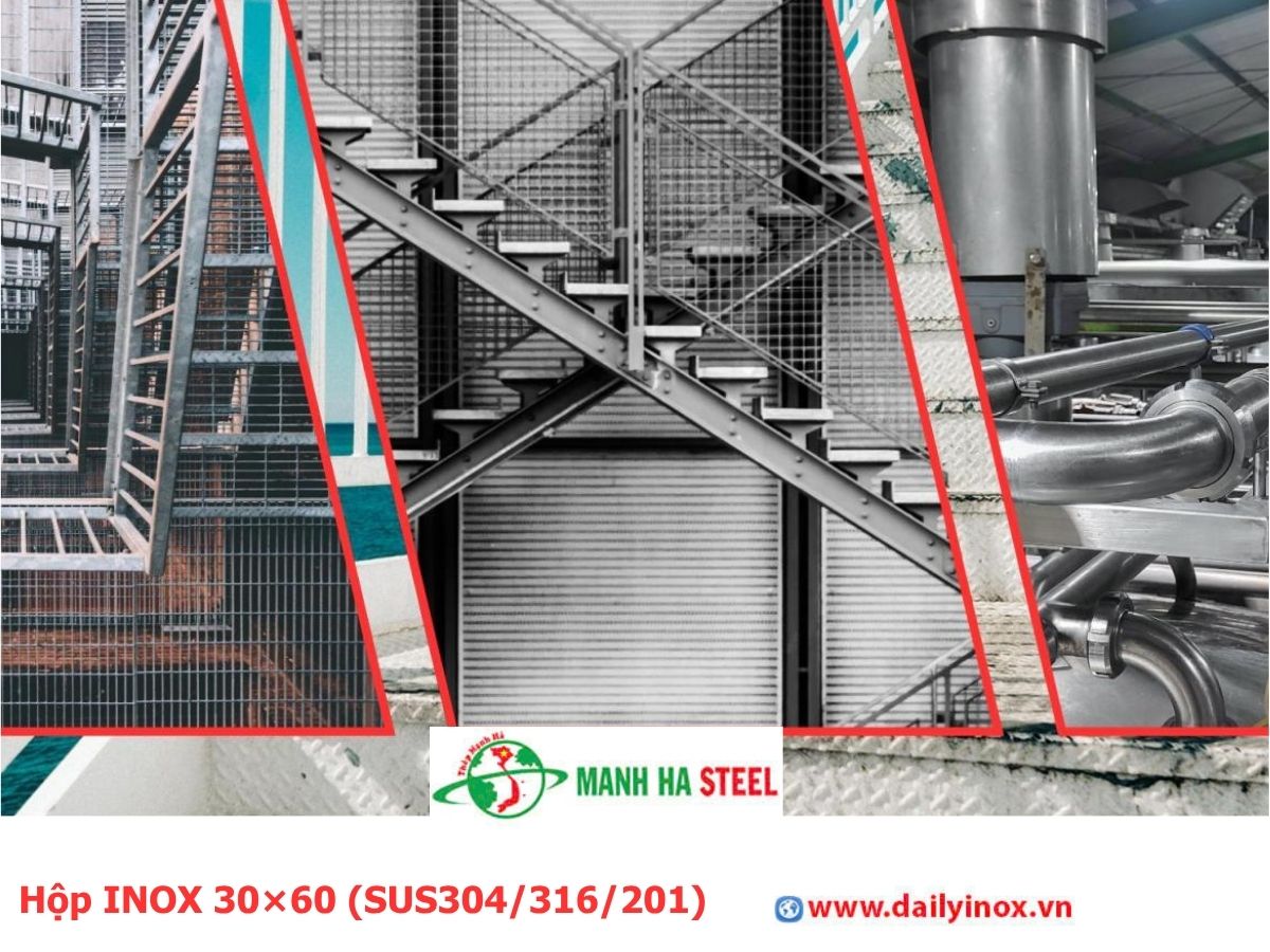 Bảng Báo Giá Hộp INOX 30×60 (SUS304/316/201)