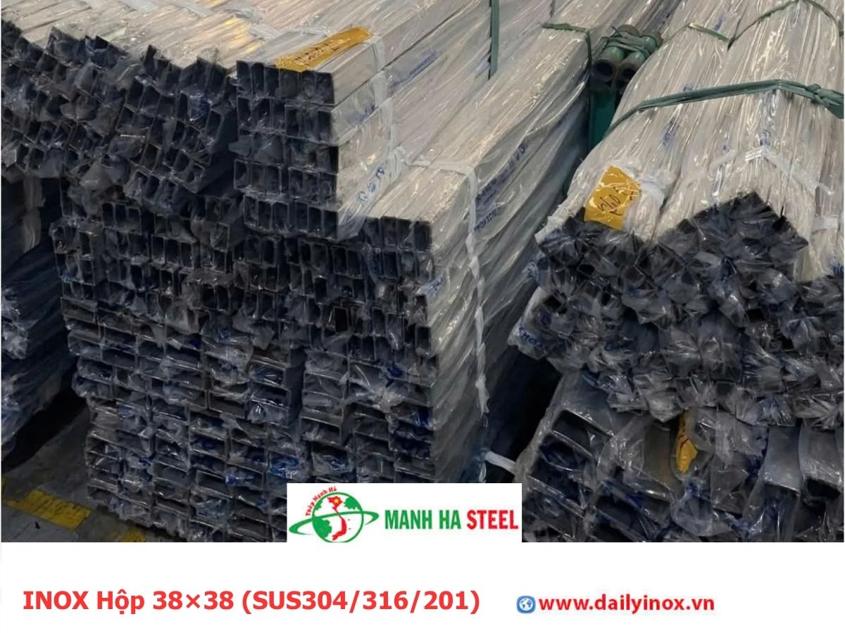 Bảng Báo Giá INOX Hộp 38×38 (SUS304/316/201)
