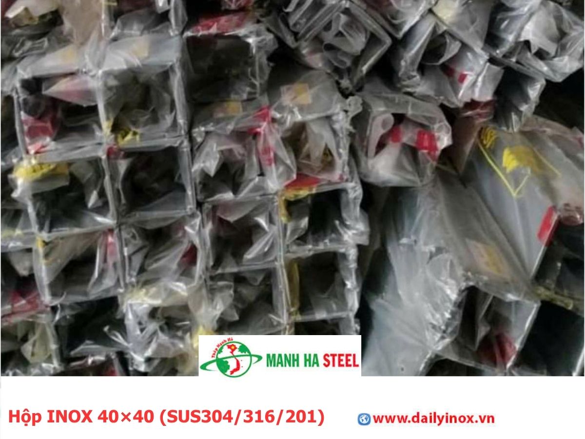 Bảng Báo Giá Hộp INOX 40×40 (SUS304/316/201)