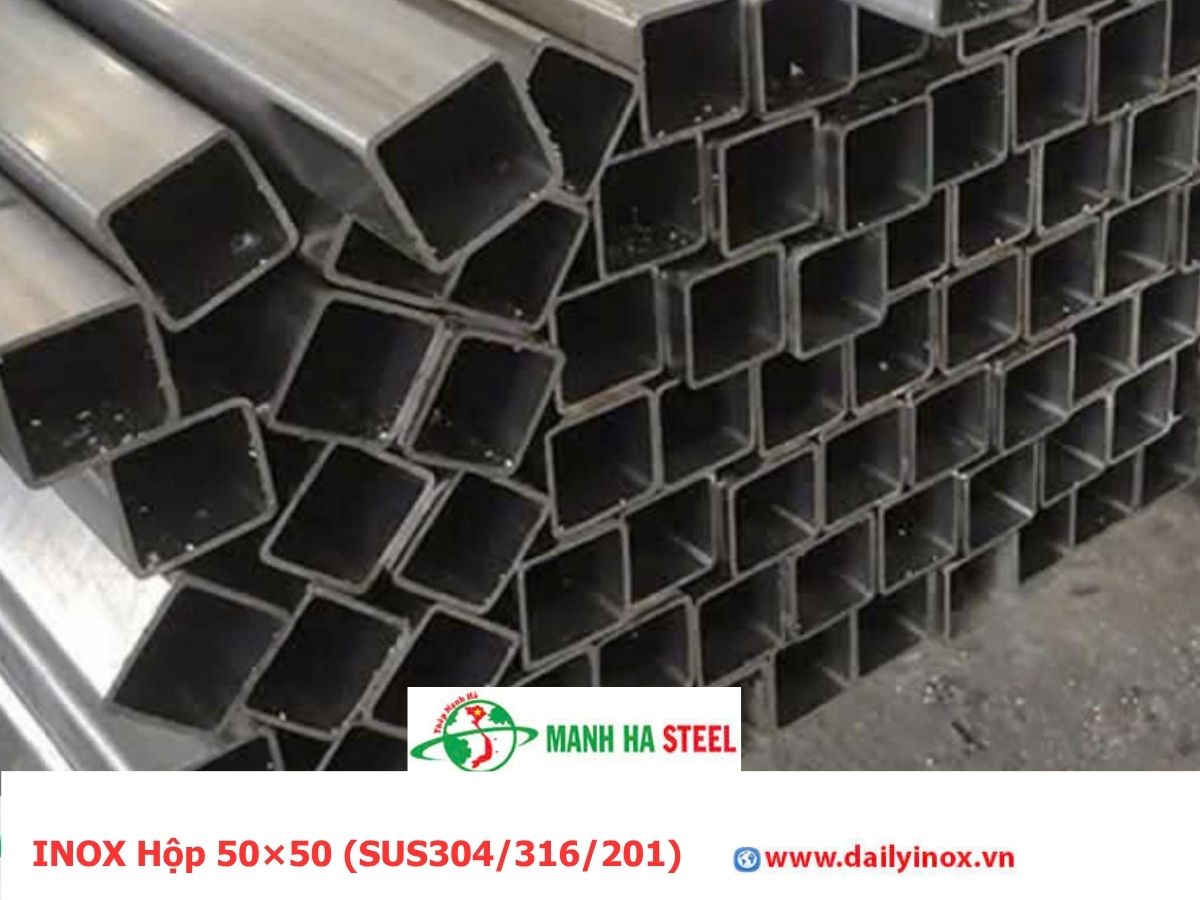 Bảng Báo Giá INOX Hộp 50×50 (SUS304/316/201)