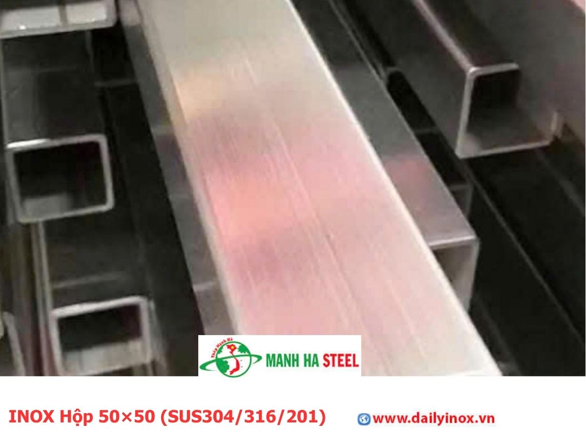 Bảng Báo Giá INOX Hộp 50×50 (SUS304/316/201)