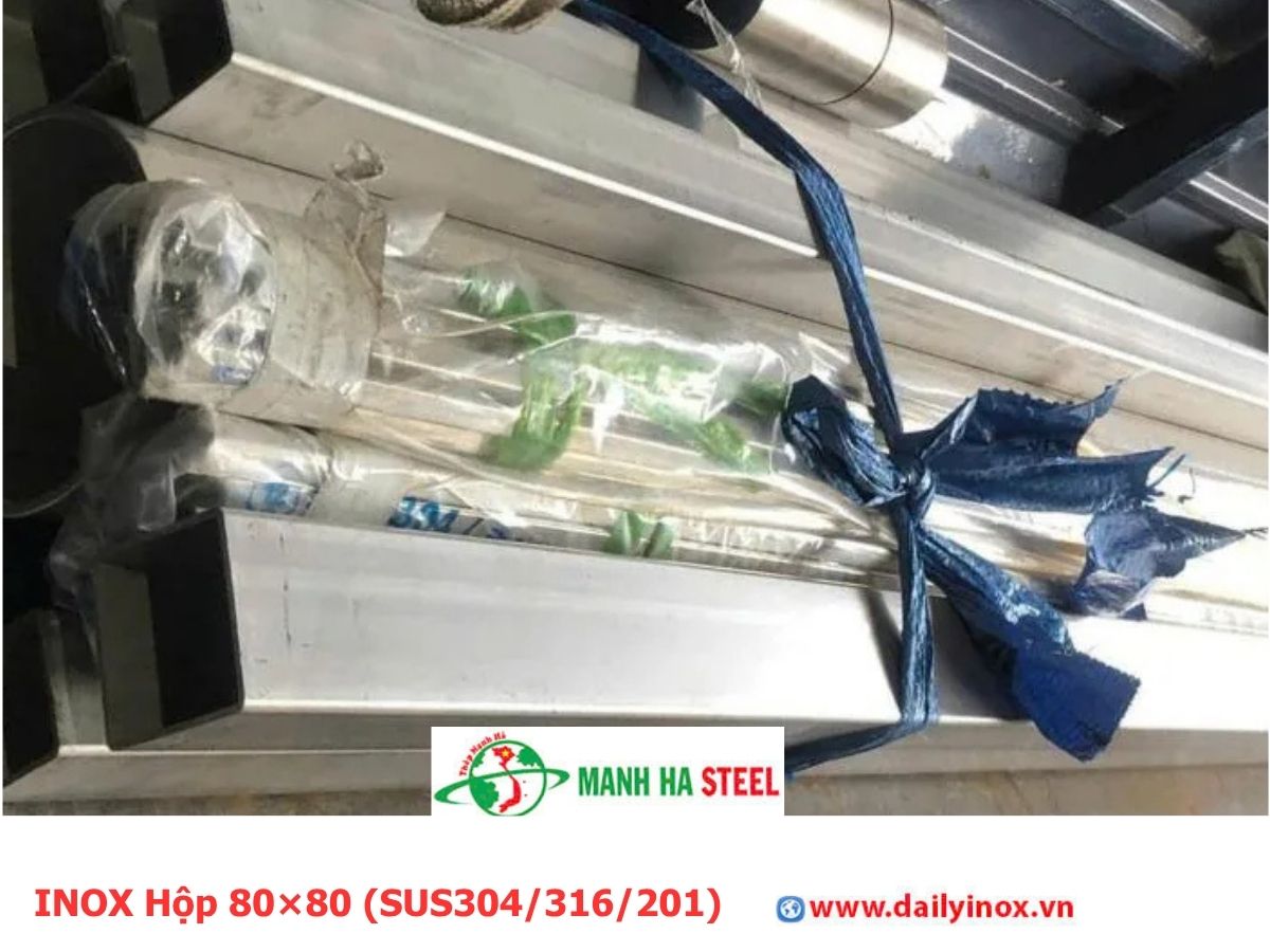 INOX Hộp 80×80 (SUS304/316/201)