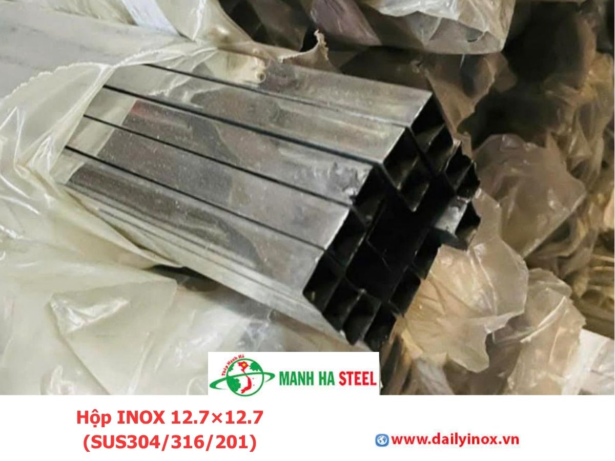 Bảng Báo Giá Hộp INOX 12.7×12.7 (SUS304/316/201)