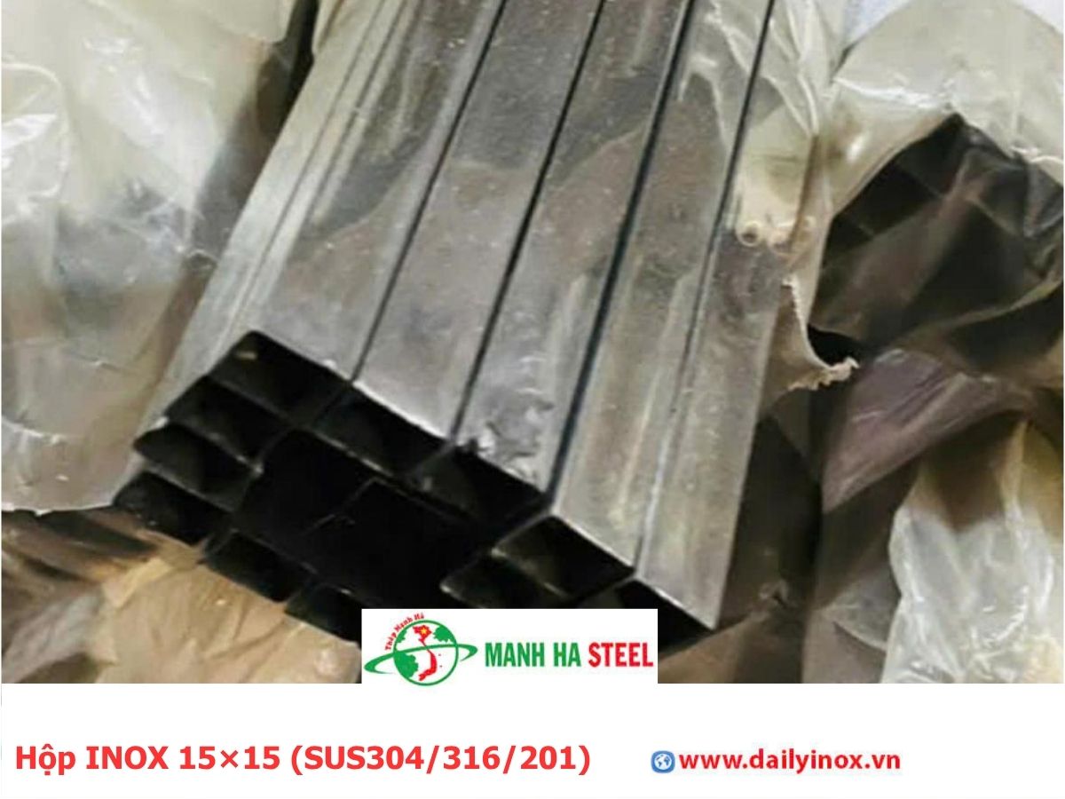 Bảng Báo Giá Hộp INOX 15×15 (SUS304/316/201)