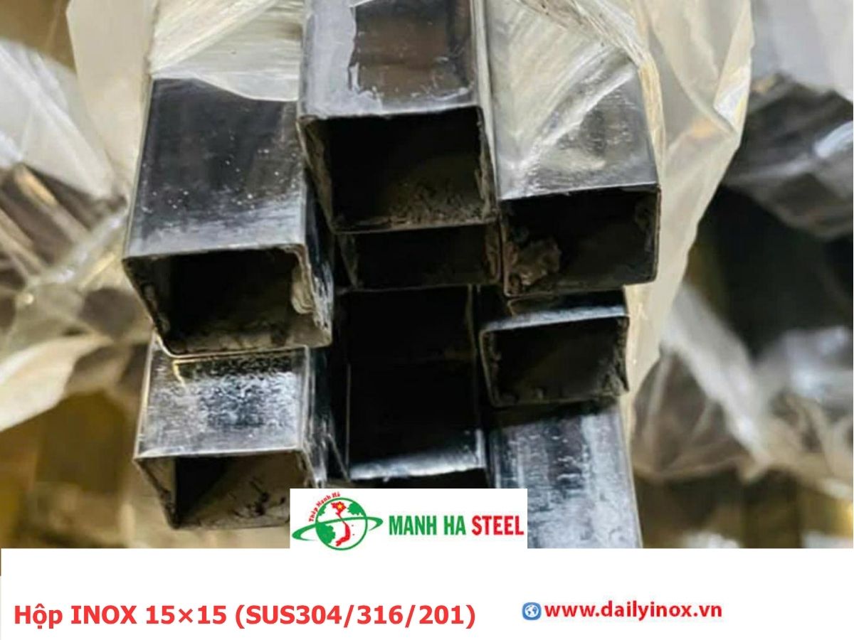 Bảng Báo Giá Hộp INOX 15×15 (SUS304/316/201)