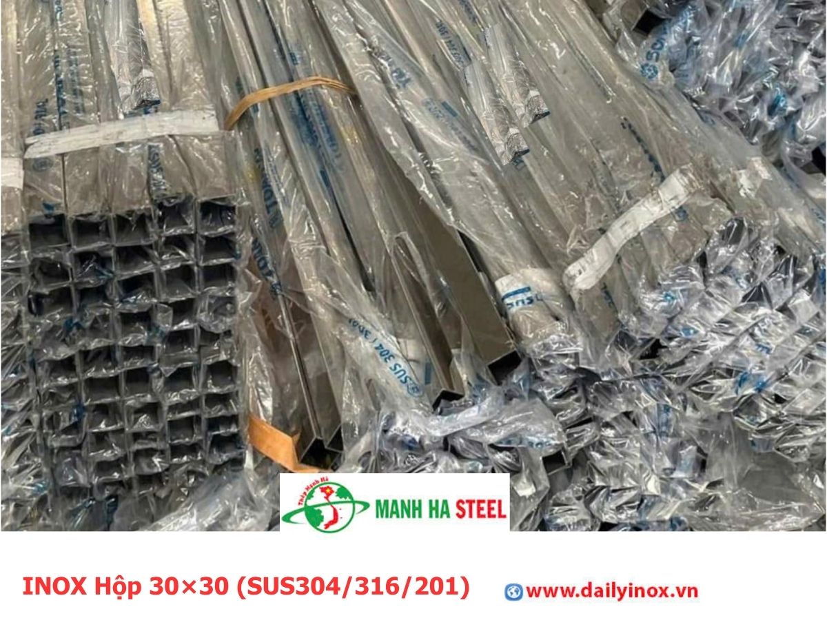 Bảng Báo Giá INOX Hộp 30×30 (SUS304/316/201)