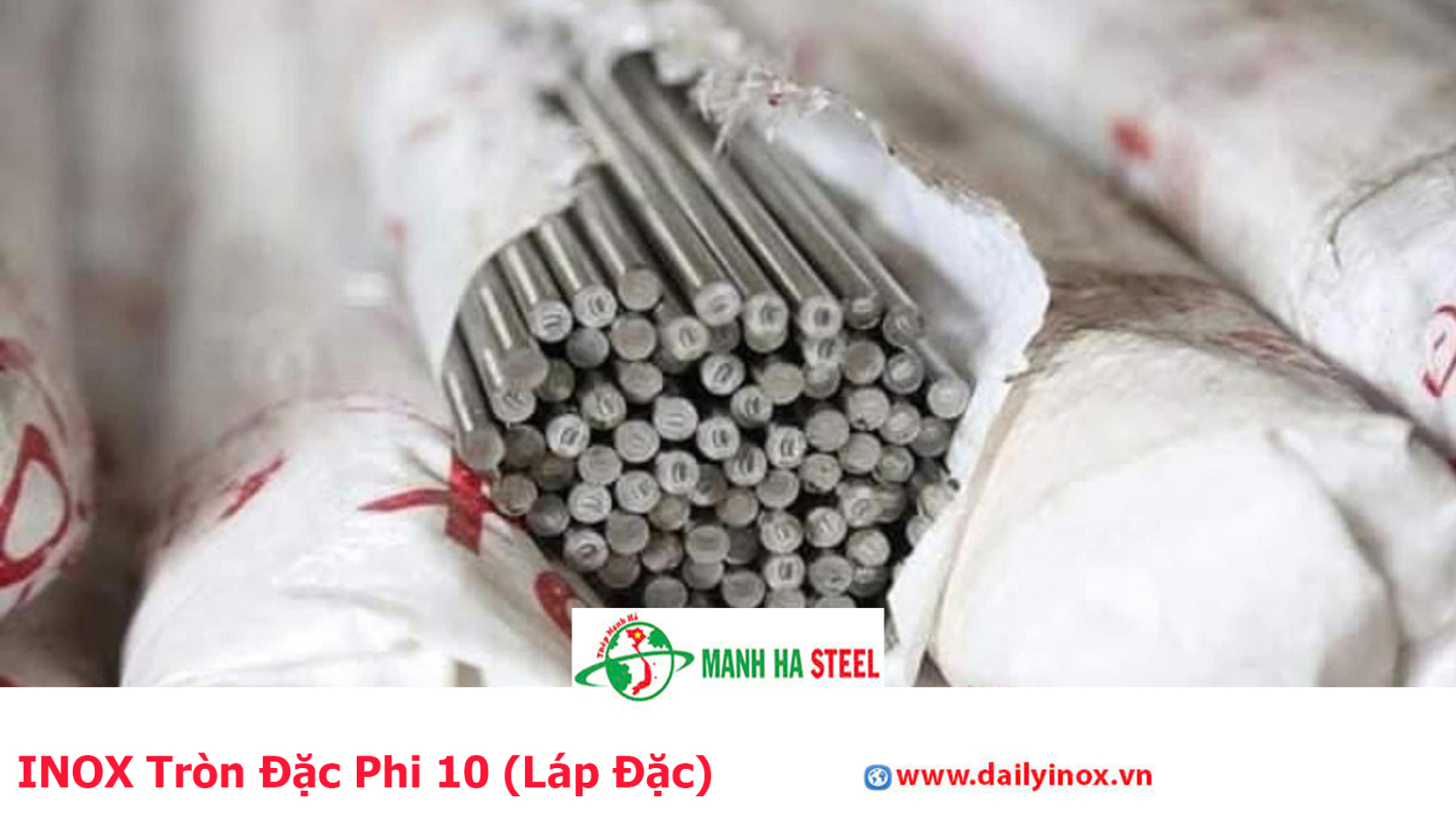Bảng Báo Giá INOX Tròn Đặc Phi 10 (Láp Đặc)