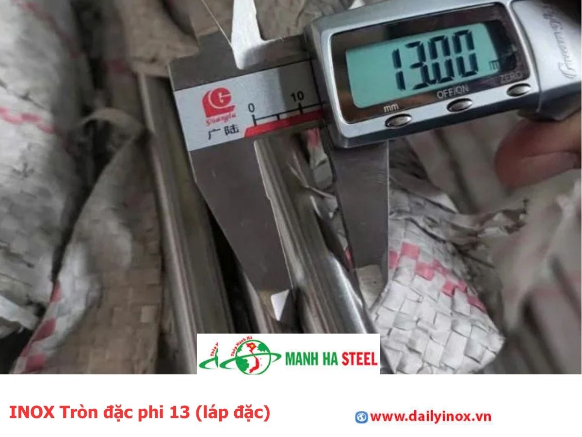 Bảng Báo Giá INOX Tròn đặc phi 13 (láp đặc)