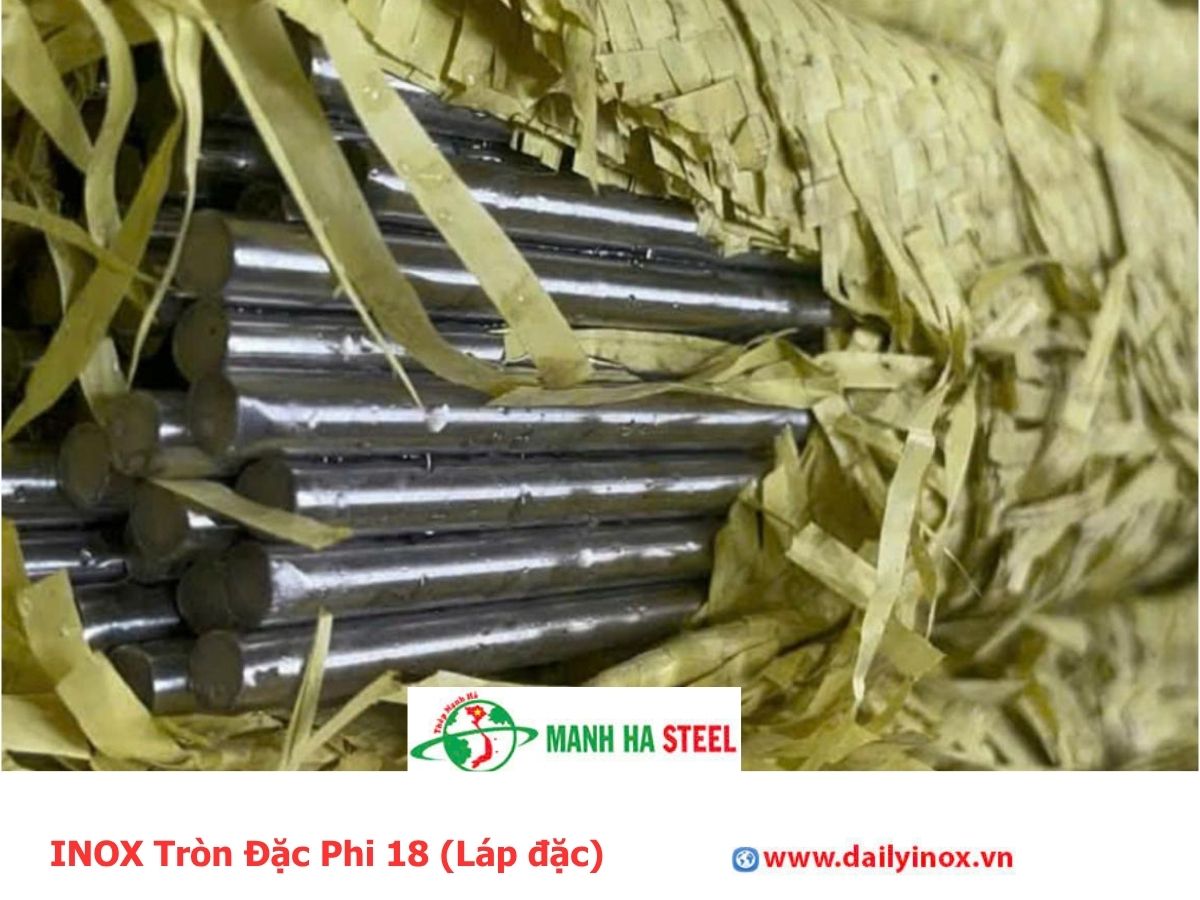 INOX Tròn Đặc Phi 18 (Láp đặc)
