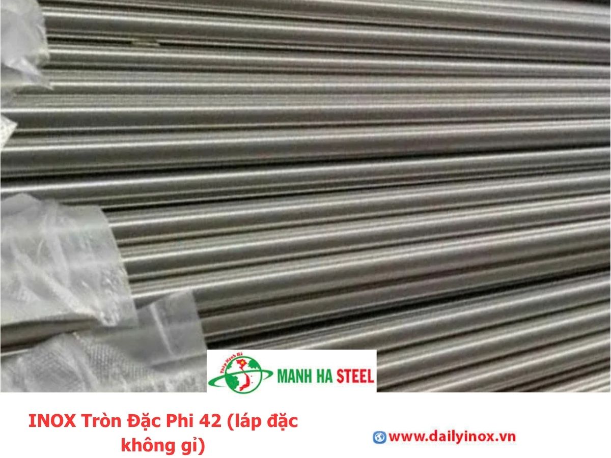Bảng Báo Giá INOX Tròn Đặc Phi 42 (láp đặc không gỉ)
