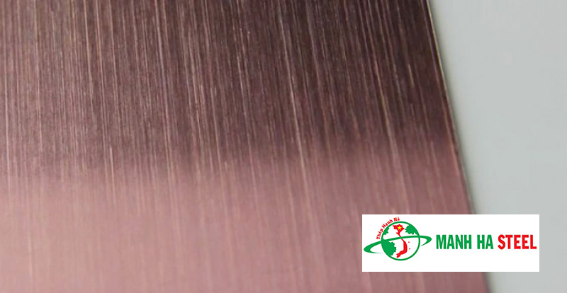 Bảng báo giá Inox màu vàng hồng – Rose Gold Stainless steel