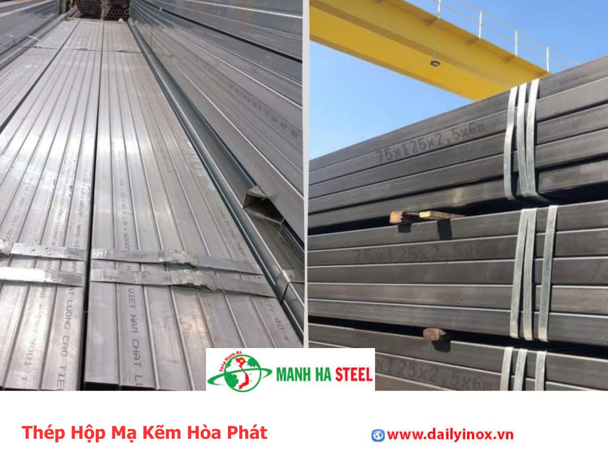 Thép Hộp Mạ Kẽm Hòa Phát