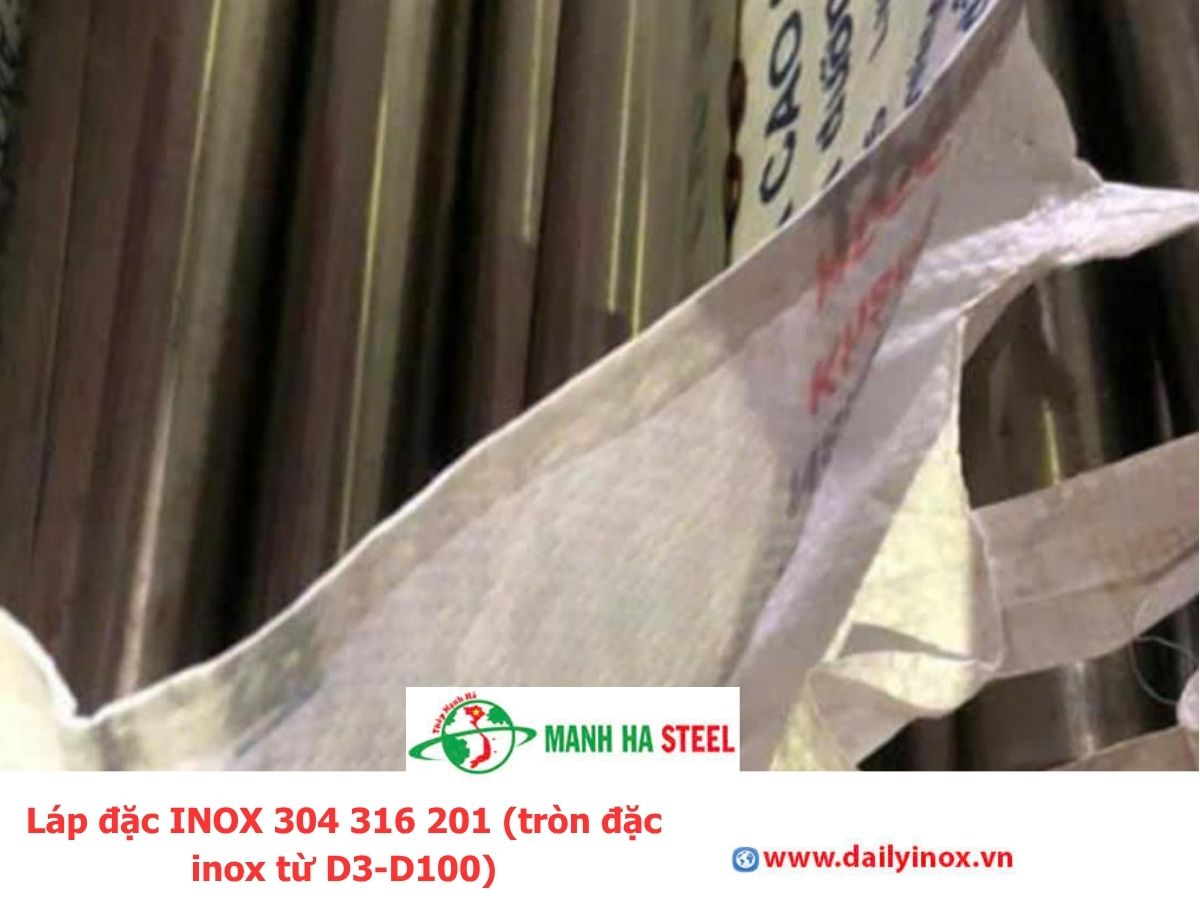 Bảng Báo Giá Láp đặc INOX 304 316 201 (tròn đặc inox từ D3-D100)