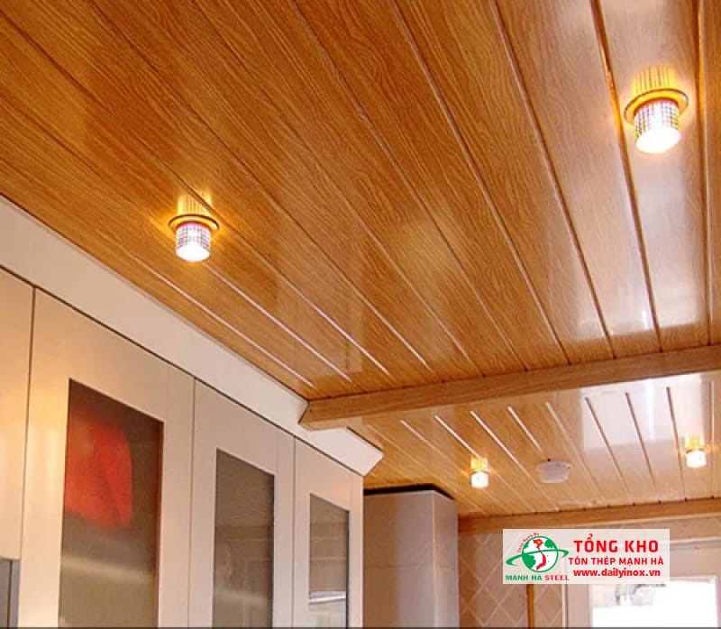 Bảng Báo Giá Tôn La Phông Giả Gỗ, Vân Gỗ